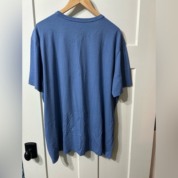 Polo by Ralph Lauren Classic Blue T Shirt 💯 Cotton - Picture 5 of 6